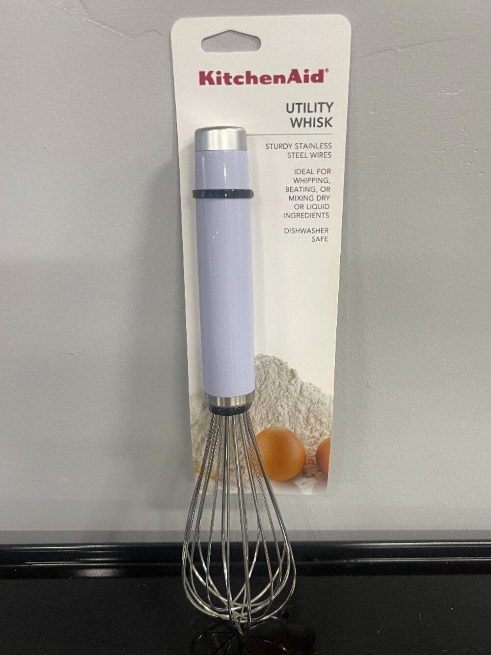 KitchenAid Utility Whisk Lavender Cream New
